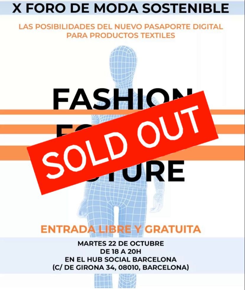modasosbcn's tweet photo. Si te has quedado sin entradas:
https://t.co/MxvJFdV9Lk escríbenos a formacio@modasosteniblebcn porque hemos abierto una lista de espera.
#pasaportedigital #modacircular #modasostenible #textil #greenwashing #etiqueta #fastfashion https://t.co/8a1bte3b1d