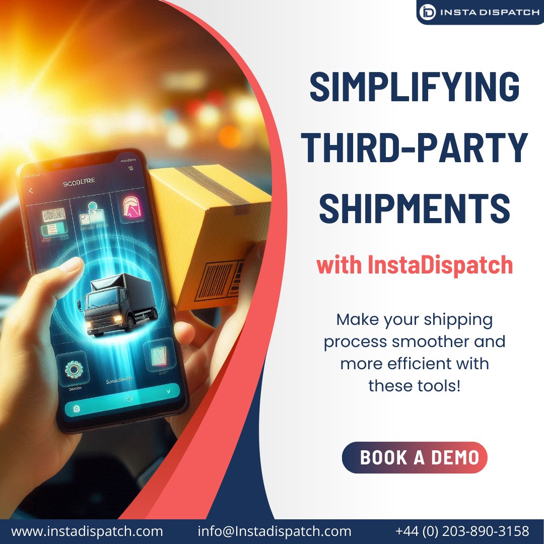 instadispatch's tweet image. InstaDispatch offers &quot;&quot;Scan and collect&quot;&quot; and &quot;&quot;Scan and Deliver&quot;&quot; functionalities on our App for managing third-party shipments. Drivers can now easily scan random parcels, mark them as collected or delivered.

Book Your Demo: instadispatch.com
.
.
.
.
.
.
#logisticsector
