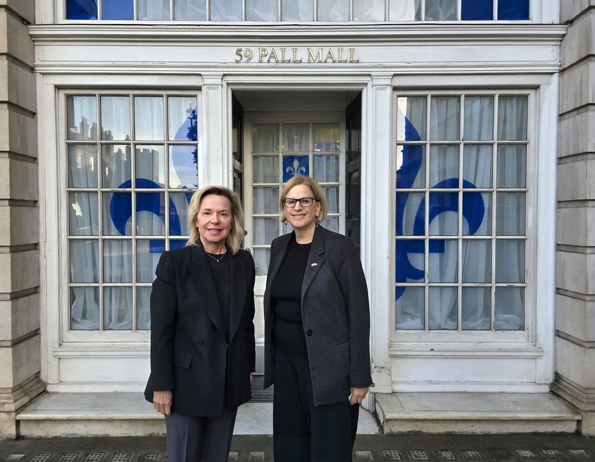 Québec à Londres tweet media