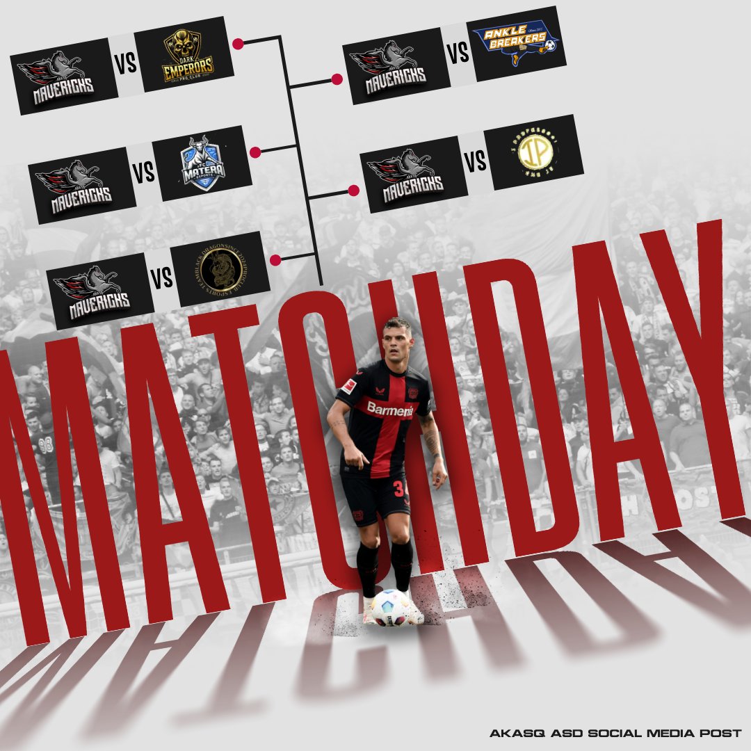 ⚽️ | MATCHDAY

Inizia il nostro cammino in <a href="/proleagueitalia/">ProLeague Italia</a> e <a href="/eLUDO_official/">eLUDO</a>.

#GoMavs

<a href="/pctransfermarkt/">🇮🇹 PRO CLUBS TRANSFERMARKT🔍</a>