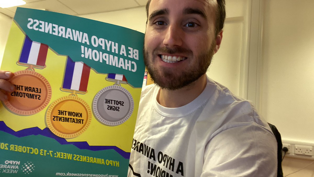 It’s #hypoawarenessweek

During this week we will be raising awareness and encourage all to:
- Spot the signs🔎
- know the treatments🧃
- Learn the symptoms🫨

#HAW2024