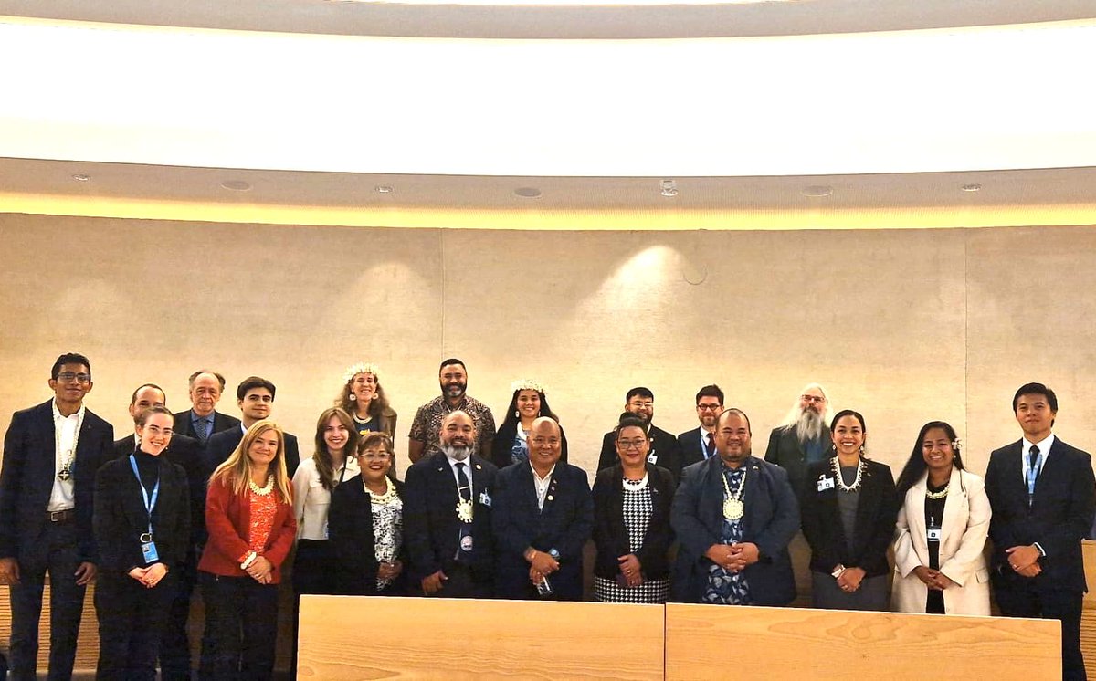 Marshall Islands Permanent Mission in Geneva (@rmigeneva) on Twitter photo Last Friday, 4 Oct, #HRC57 held an Enhanced Interactive Dialogue on the #nuclearlegacy in the Marshall Islands with <a href="/nuclear_RMI/">RMI National Nuclear Commission</a> & <a href="/MEInonprofit/">Marshallese Educational Initiative</a>. #OHCHR presented a report highlighting the ongoing effects of the 67 known nuclear tests performed between 1946 and 1958. Last Friday, 4 Oct, #HRC57 held an Enhanced Interactive Dialogue on the #nuclearlegacy in the Marshall Islands with <a href="/nuclear_RMI/">RMI National Nuclear Commission</a> & <a href="/MEInonprofit/">Marshallese Educational Initiative</a>. #OHCHR presented a report highlighting the ongoing effects of the 67 known nuclear tests performed between 1946 and 1958.