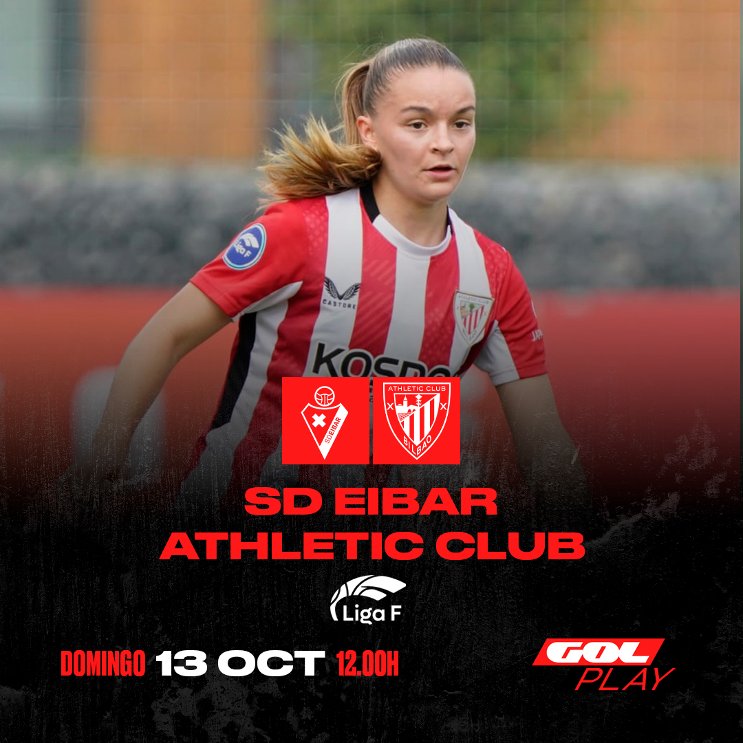 💥 ¡Esto es mucho más que un partido!

📆 Domingo
⌚️ 12:00h
⚔️ <a href="/SDEibar/">SD Eibar</a> 🆚 <a href="/AthleticClubFem/">Athletic Club</a>
🗣️ <a href="/ivanfanlo/">Ivan Fanlo</a> e <a href="/iratividal/">Irati Vidal</a>

#LigaFenGol