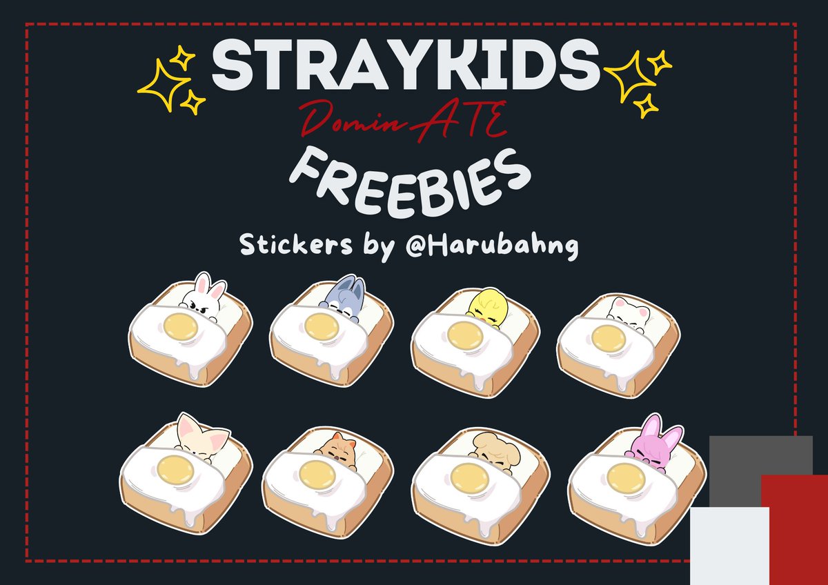 HaruBahng's tweet image. RT &amp;amp; LIKE ARE APPRECIATED ♥️

STRAY KIDS DOMINATE JAKARTA 
freebies by @harubahng

Get your SKZOO Toast sticker. 
Open for trade, just DM ^^ Limited stock!! 

📍GBK MADYA STADIUM JKT
🗓️21 DES 2024 
⏲️TBA

 #dominATE_JAKARTA #StrayKids ✨