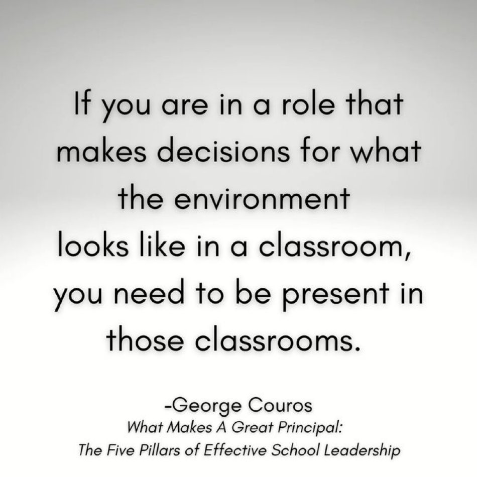 Present and knowledgeable to support the learning.