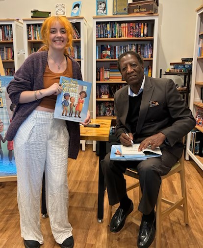 hudsonwade's tweet image. Getting ready for my talk and signing Sunday afternoon at  in Montclair, NJ. Blessed to have opportunities to share my newest picture book The Day Madear Voted, illustrated by Don Tate.