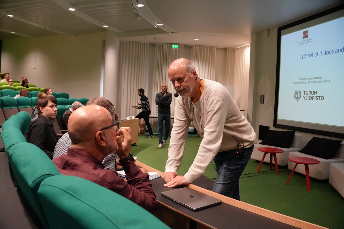 InFLAMES Flagship (@inflames_health) on Twitter photo Professors Burkhard Becher, Steffen Jung and Ari Waisman, thank you for the today´s amazing symposium!
#macrophages #CytokineCommunicationNetworks #inflammation #IL17Function #DCs #monocytes
<a href="/MildnerLab/">Mildner Lab</a> <a href="/RantakariGroup/">Rantakari Group</a> Professors Burkhard Becher, Steffen Jung and Ari Waisman, thank you for the today´s amazing symposium!
#macrophages #CytokineCommunicationNetworks #inflammation #IL17Function #DCs #monocytes
<a href="/MildnerLab/">Mildner Lab</a> <a href="/RantakariGroup/">Rantakari Group</a>