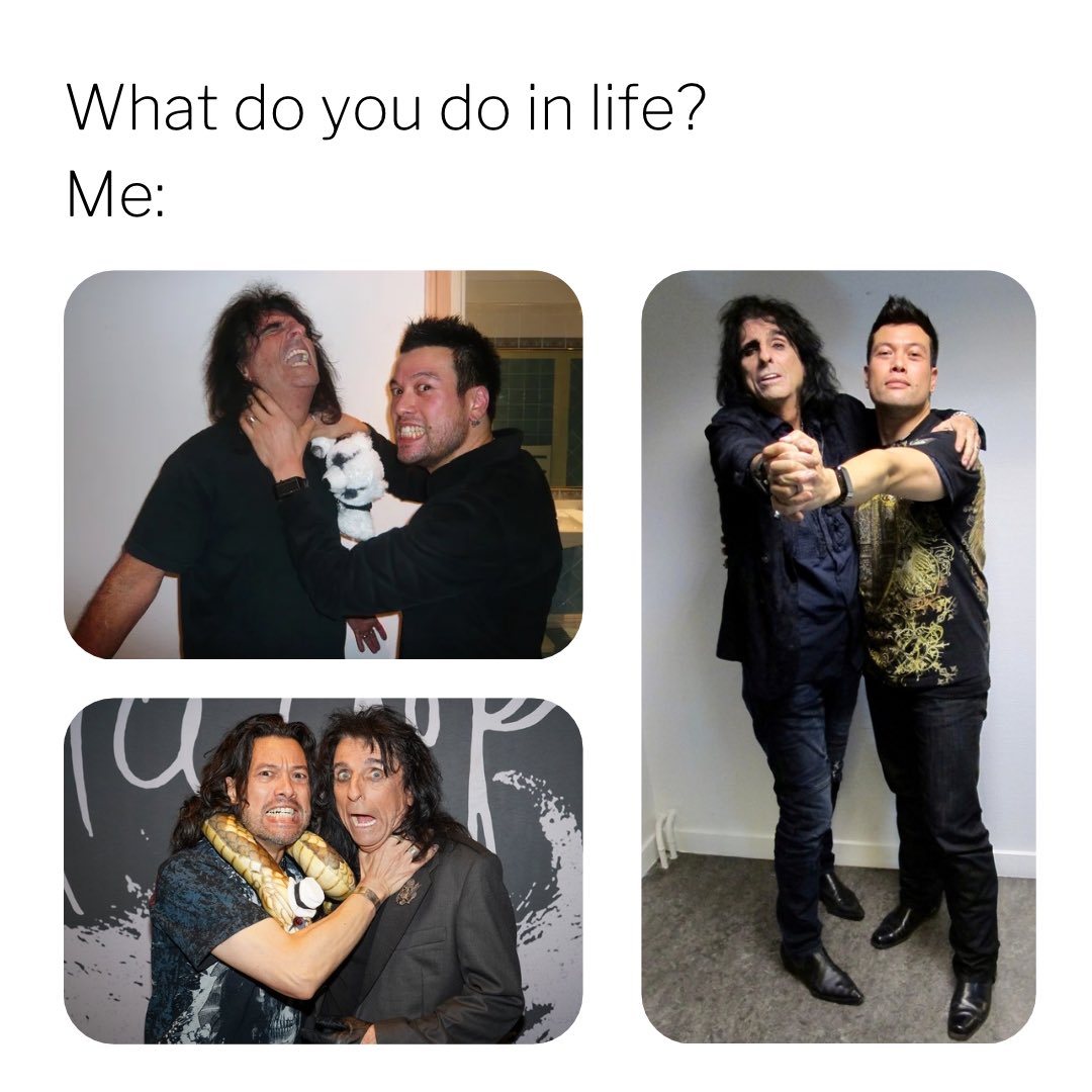 #MyLifeWithAliceCooper #SickThings #AliceCooper #AliceCooperFans #AliceCooperVIP 
📸 Toby
📸 <a href="/CerealKyler/">Kyler Clark</a>