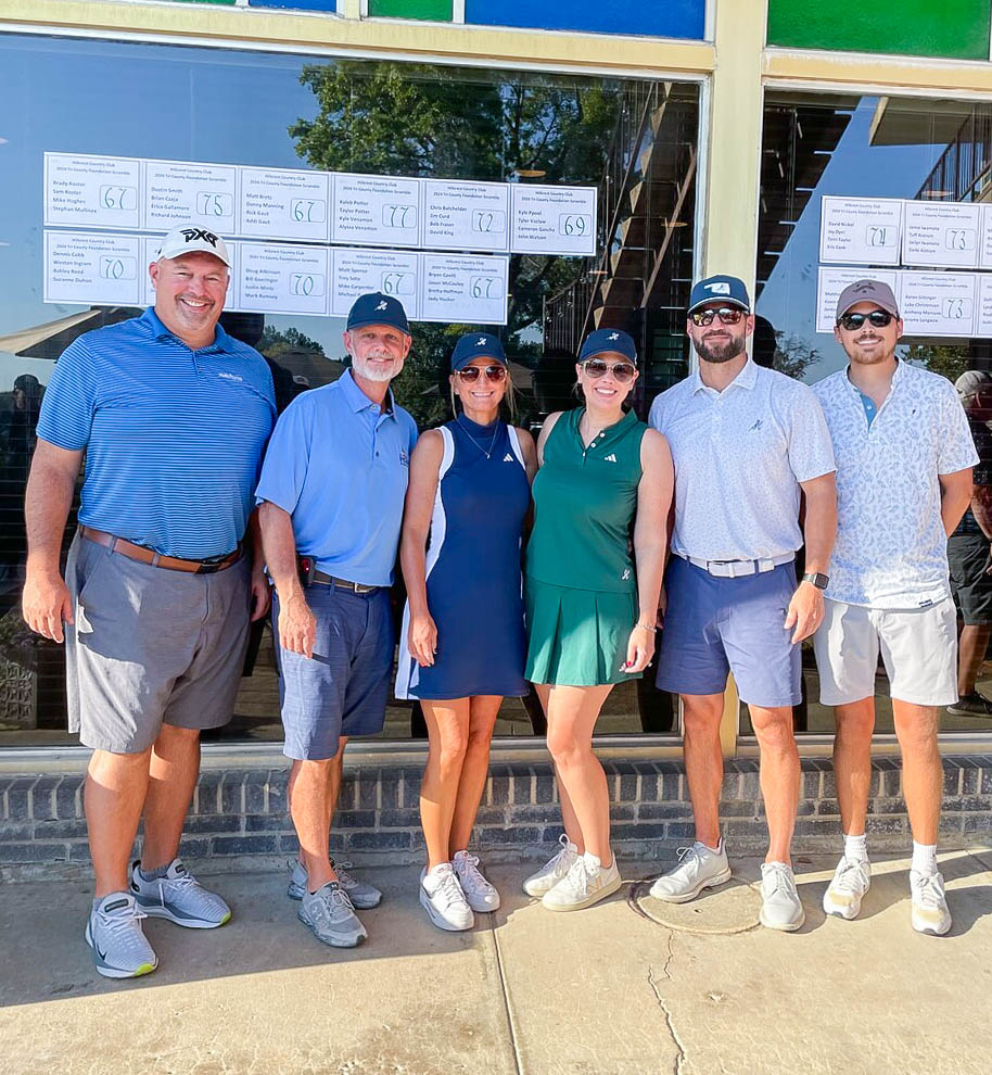 Congratulations to our Swing for Students Golf Tournament winners– Ty Kent, Trevor Dorsey, Russ Novak, and Mike Rude!

You crushed it out there– clearly, the weather wasn't the only thing on point! Thanks to everyone who came out, played, and made it such a fun event!