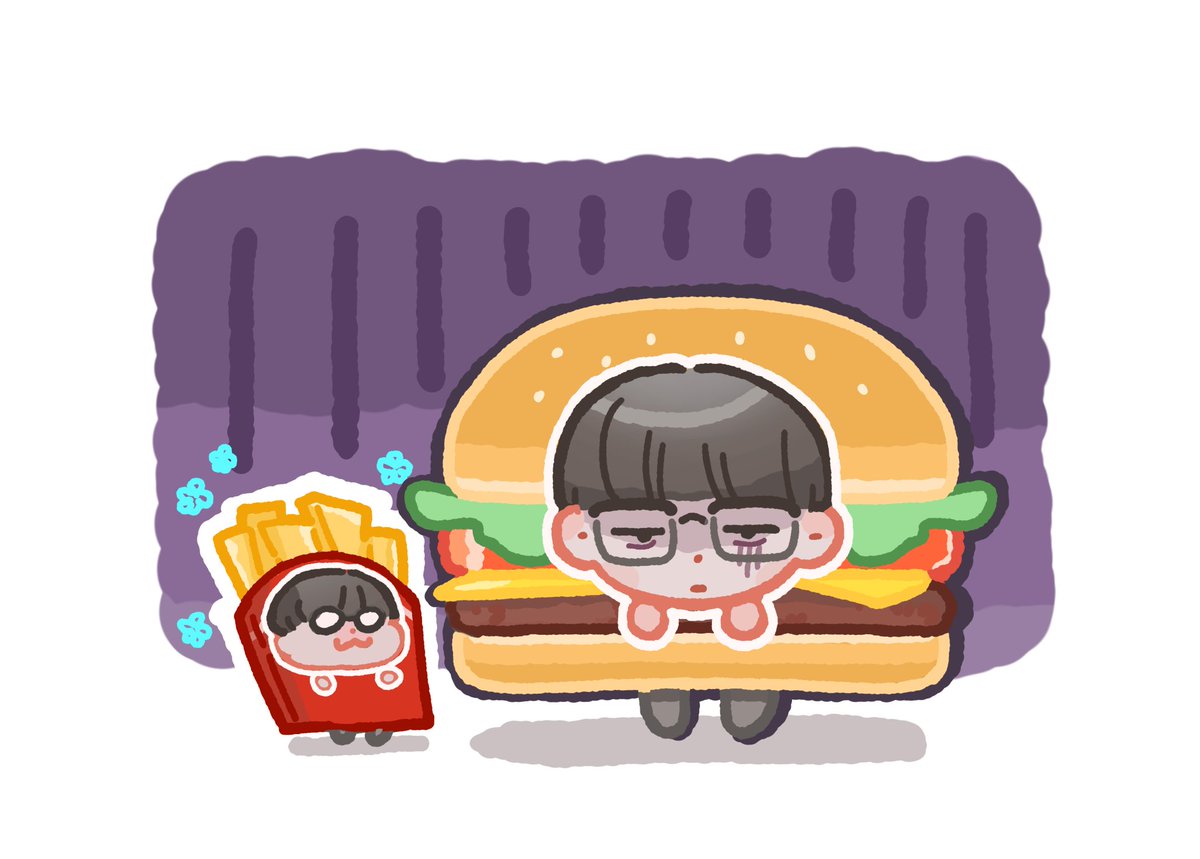 스핀 요청으로 햄버거 퍼펙트🍔를 드립니다.
감튀 베릴🍟은 덤입니다. ◠​͜◠

#KTWIN
#PerfecT #퍼펙트