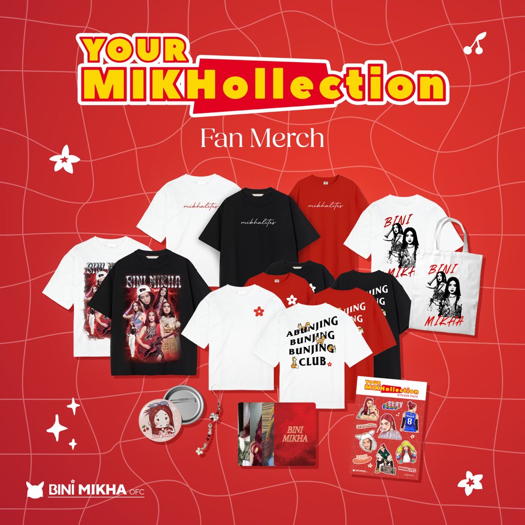 BiniMikhaOFC's tweet image. Ola hey mabuhay! ❤️

It has been sewed and pinned. The secret is over and we&apos;re finally sharing it with you, Blooms. 

Featuring our exclusive designs that you wouldn&apos;t want to miss. Hurry and grab your favorite items before it runs out. 🛍️

🔗: form.jotform.com/binimikhaofc11…

#BINI