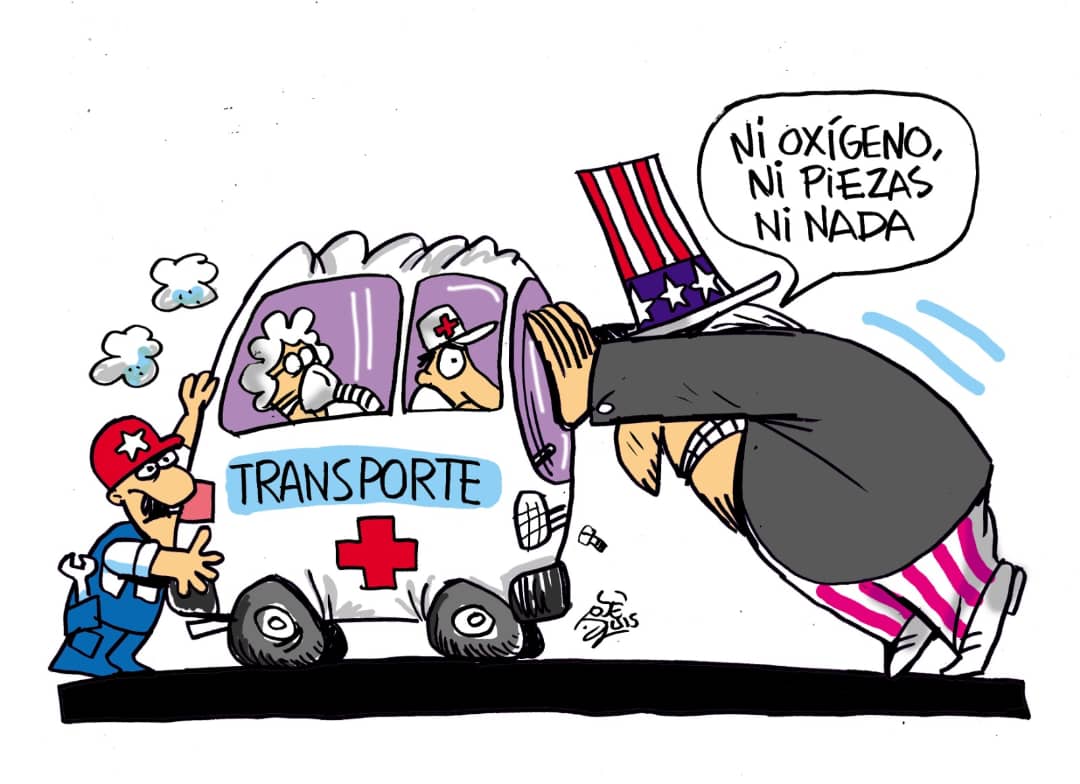 7 meses de bloqueo de EEUU provocan un daño a la economía de #Cuba de 2 mil 850 millones de USD.

Ese importe equivale al financiamiento requerido para adquirir los ómnibus necesarios para el transporte público en el país.

#TumbaElBloqueo