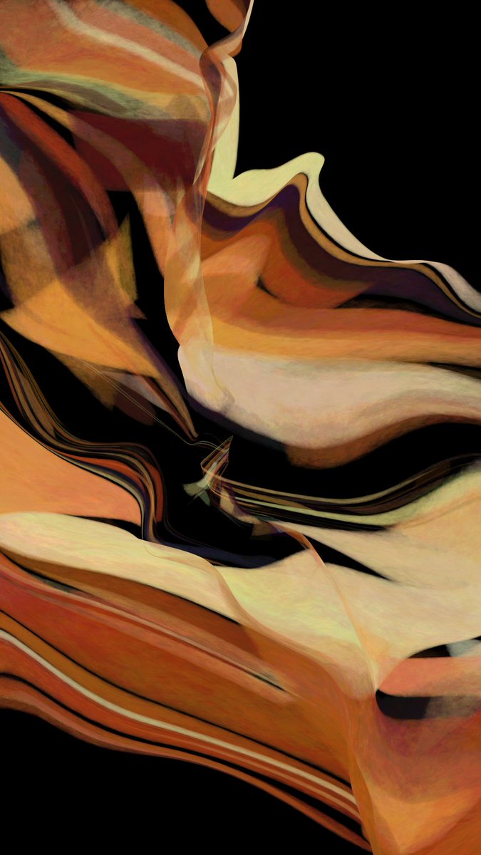 Flow Painting #21, now exhibited online and available at 𝘗𝘢𝘵𝘵𝘦𝘳𝘯𝘴 𝘰𝘧 𝘍𝘭𝘰𝘸 on <a href="/FeralFile/">Feral File</a>
feralfile.com/exhibitions/li…

When I listened to people's opinions of this work, I noticed that quite a few of them could grasp the subtle intentions that were not fully explained in
