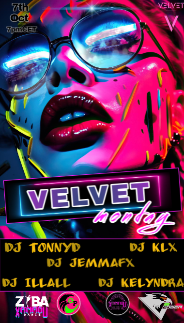 What do you call a person who is happy on Mondays? 

Unemployed 
and 
Velvet Club visitors - those who enjoy great music with friends and are joining us at 7PM CEST

#3dxchat #3dxevent #3dxchatevent