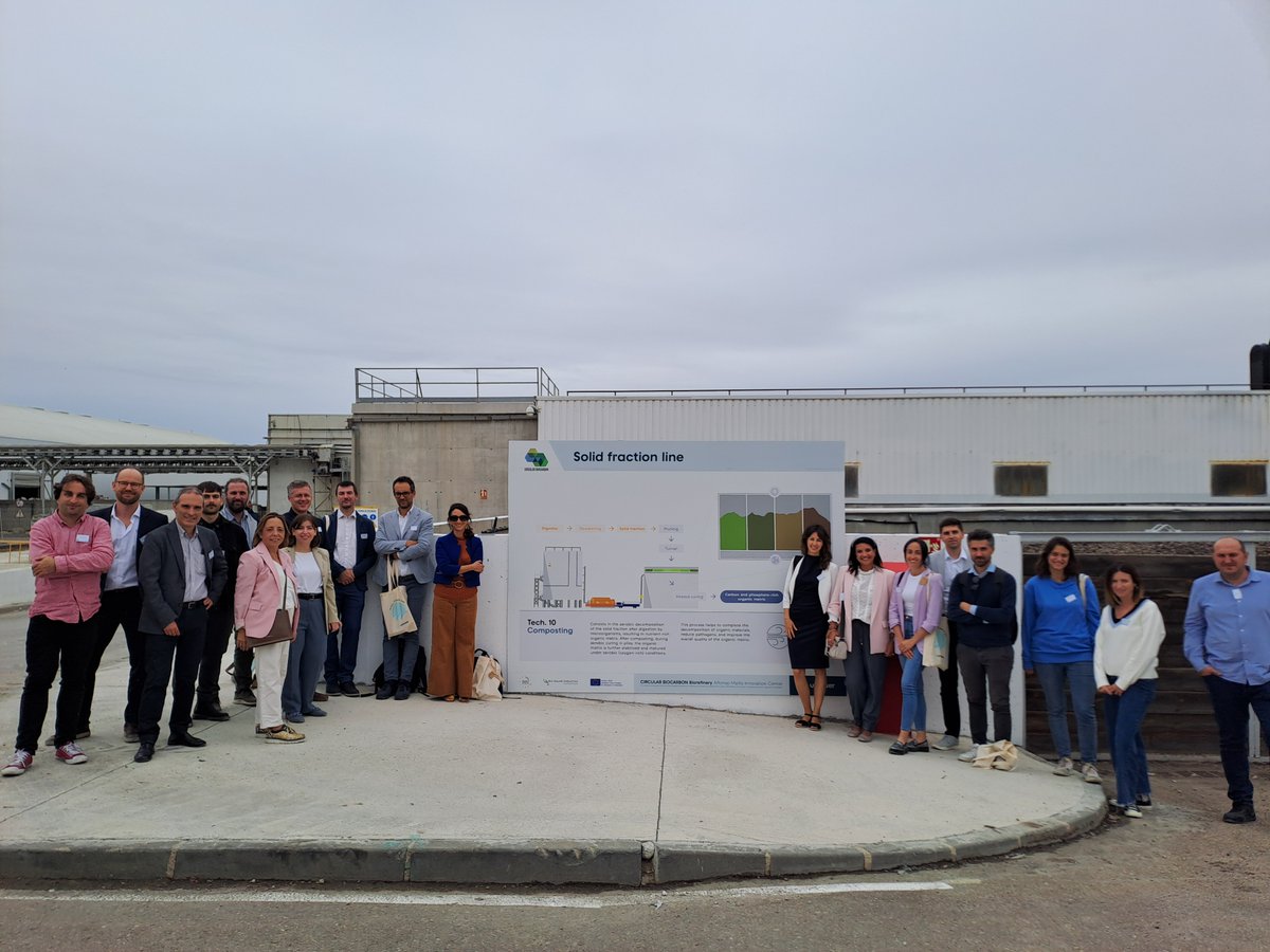 circbiocarbon's tweet photo. Last week was an important milestone for CIRCULAR BIOCARBON. The consortium, coordinated by @urbaser_ came together in @zaragoza_es for the inauguration of its flagship biorefinery, the first of its kind in Europe. https://t.co/aFyyjhaOrF https://t.co/NRoUxgGTQS