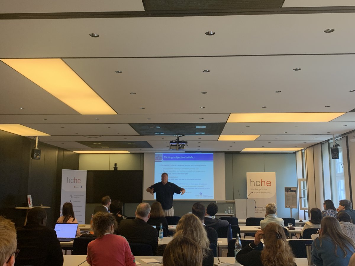 Daniel Wiesen (@danielwiesen1) on Twitter photo Glenn Harrison (<a href="/GeorgiaStateU/">Georgia State University</a> & @CEARGSU) presents on "recovering subjective probability distributions" at the 9th <a href="/BEHnetwork/">BEH net</a> workshop <a href="/hche_uhh/">Hamburg Center for Health Economics</a> <a href="/unihh/">Universität Hamburg</a> Glenn Harrison (<a href="/GeorgiaStateU/">Georgia State University</a> & @CEARGSU) presents on "recovering subjective probability distributions" at the 9th <a href="/BEHnetwork/">BEH net</a> workshop <a href="/hche_uhh/">Hamburg Center for Health Economics</a> <a href="/unihh/">Universität Hamburg</a>