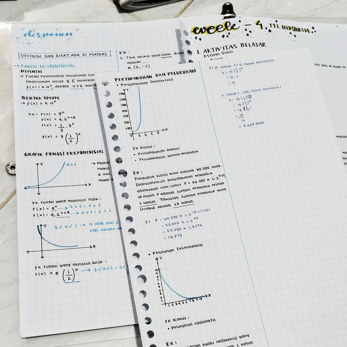 aychology's tweet photo. 🪄𝟶𝟽/𝟷𝟶/𝟸𝟺

hari ini ngerjain narasi ttl dan belajar eksponen. tapi belum latihan soal😔 https://t.co/cxkDGJNfCg