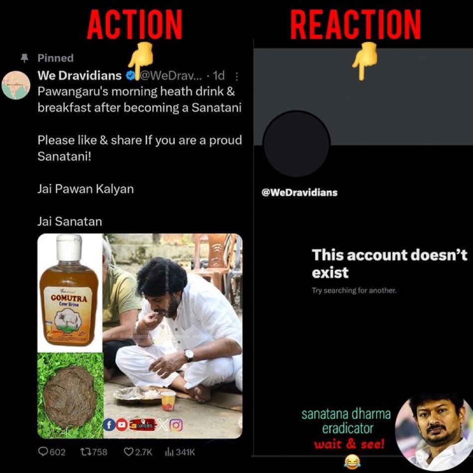APR_Offl's tweet photo. Dravida Model has disappeared 😄

Kudos to @PawanKalyan fans🔥🔥🔥 https://t.co/4vim8EkJQm