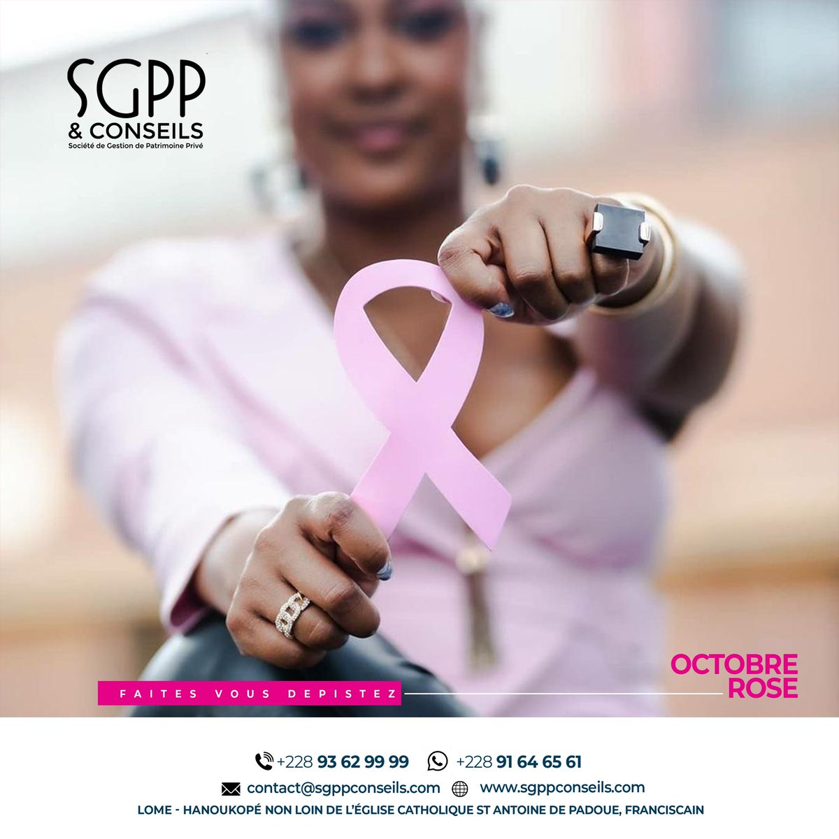 Tous unis par une même couleur 

VOTRE ENGAGEMENT : 
- Faire une  mammographie régulièrement 
NOTRE ENGAGEMENT :
-Vous informez et soutenir la cause 

#OctobreRose #octobrerose2024 #BreastCancerAwarenessMonth #breast #BreastCancerAwareness #SGPP #Conseils #Sarl
