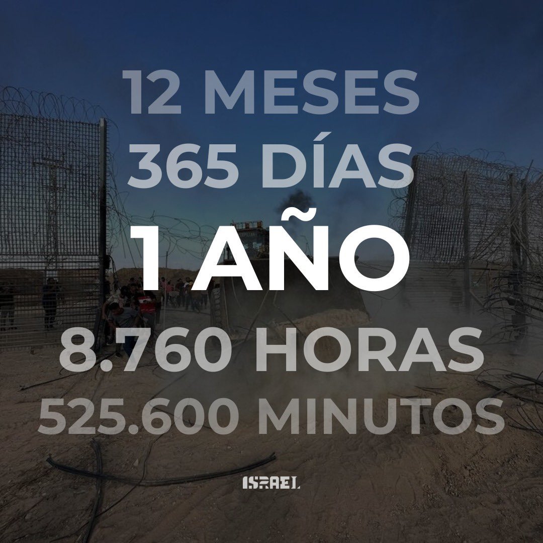 El tiempo sigue corriendo, pero para nosotros se detuvo el 7.10 🎗️

#Recordamos7octubre