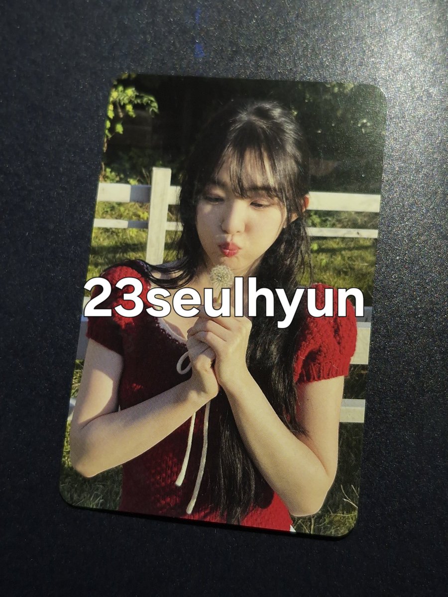 23seulhyun's tweet photo. WTS pc irene red velvet, dom jabar.

harga cek deskripsi, boleh nego tipis dan wajib dp 50%.. 

wts pc photocard irene rv red velvet chill kill mumo wedding jual poca irene rv https://t.co/vtbUWf4LOh