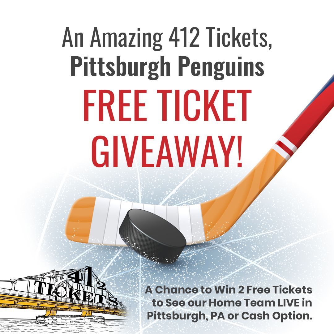 412Tickets's tweet photo. #PensFreeTicketGiveaway Chance to win 2 Free Upper-Level Tickets to #Pens vs #Sabres on Wed. 10/16 at 7pm
or $25 via Cash App/Paypal
Giveaway Ends Mon 10/7 at 4pm EST 
Follow, RP &amp; TAG PERSONAL FRIENDS
Enter on our FB &amp; IG @412Tickets too
Winner agrees not to Resale Tix https://t.co/WV01qr4vRs