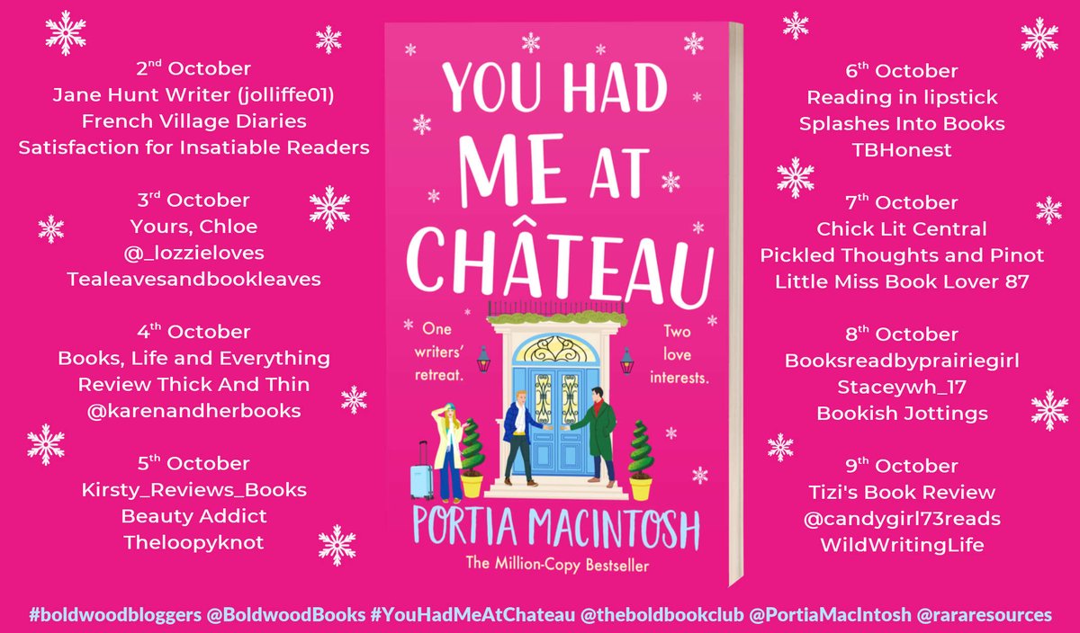 'A really engaging experience!' says <a href="/SaraLeaSteven/">Sara Steven</a> from @chicklitcentral about #YouHadMeAtChateu by <a href="/PortiaMacIntosh/">Portia MacIntosh</a> chicklitcentral.com/2024/10/book-r… <a href="/BoldwoodBooks/">Boldwood Books</a>