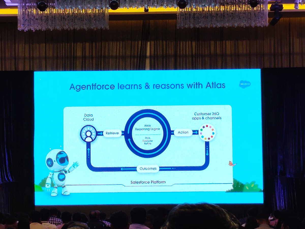 BugendaiTech's tweet image. Last weekend, the #BugendaiTech team had an incredible experience at the @Salesforce AI Now Tour in #Pune! It was an inspiring day filled with interactive sessions on #Agentforce, #DataCloud, and #Einstein.
#Salesforce #AINowTour