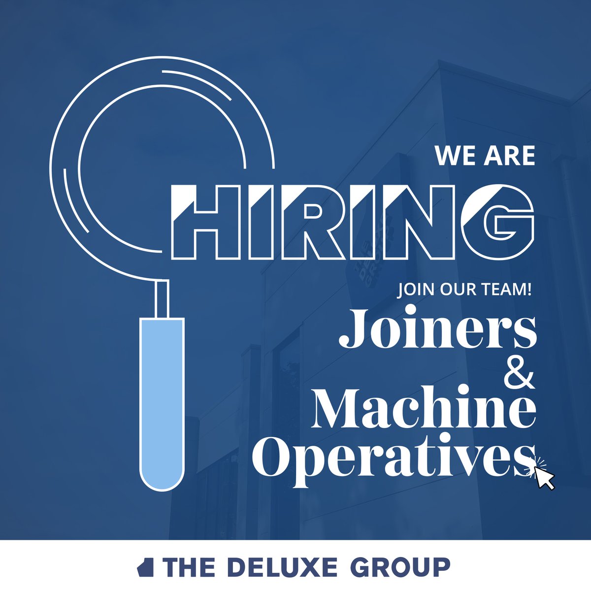 𝗪𝗘'𝗥𝗘 𝗛𝗜𝗥𝗜𝗡𝗚! 

The Deluxe Group are looking for Joiners &amp; Woodworking Machine Operators to join our teams in Portadown &amp; Crumlin.

View jobs here: indeedhi.re/4dEaL3Z

#Hiring #Joiners