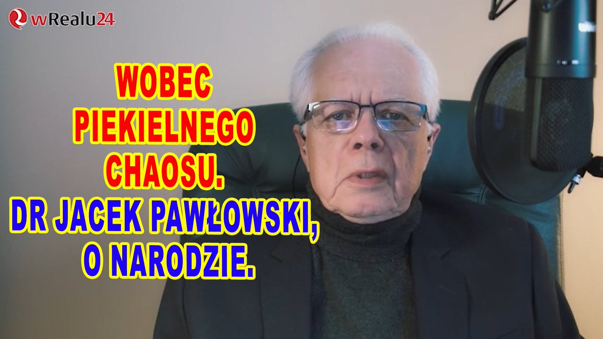 wrealu24_pl's tweet image. Wobec piekielnego chaosu. Dr Jacek Pawłowski, O Narodzie. Zapraszamy o godz. 20:00! banbye.com/watch/v_SmbSm0… #Polska #Polonia #Pawłowski #naród