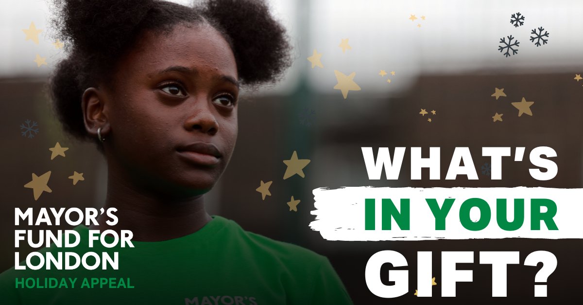 We want to be there for every child and young person that needs support over the holidays. Right now, we can only meet 35% of our demand.
Please donate today to our #InYourGift Holiday Appeal. Together, we can make a real difference for young Londoners.
👉 bit.ly/3U0iJx9