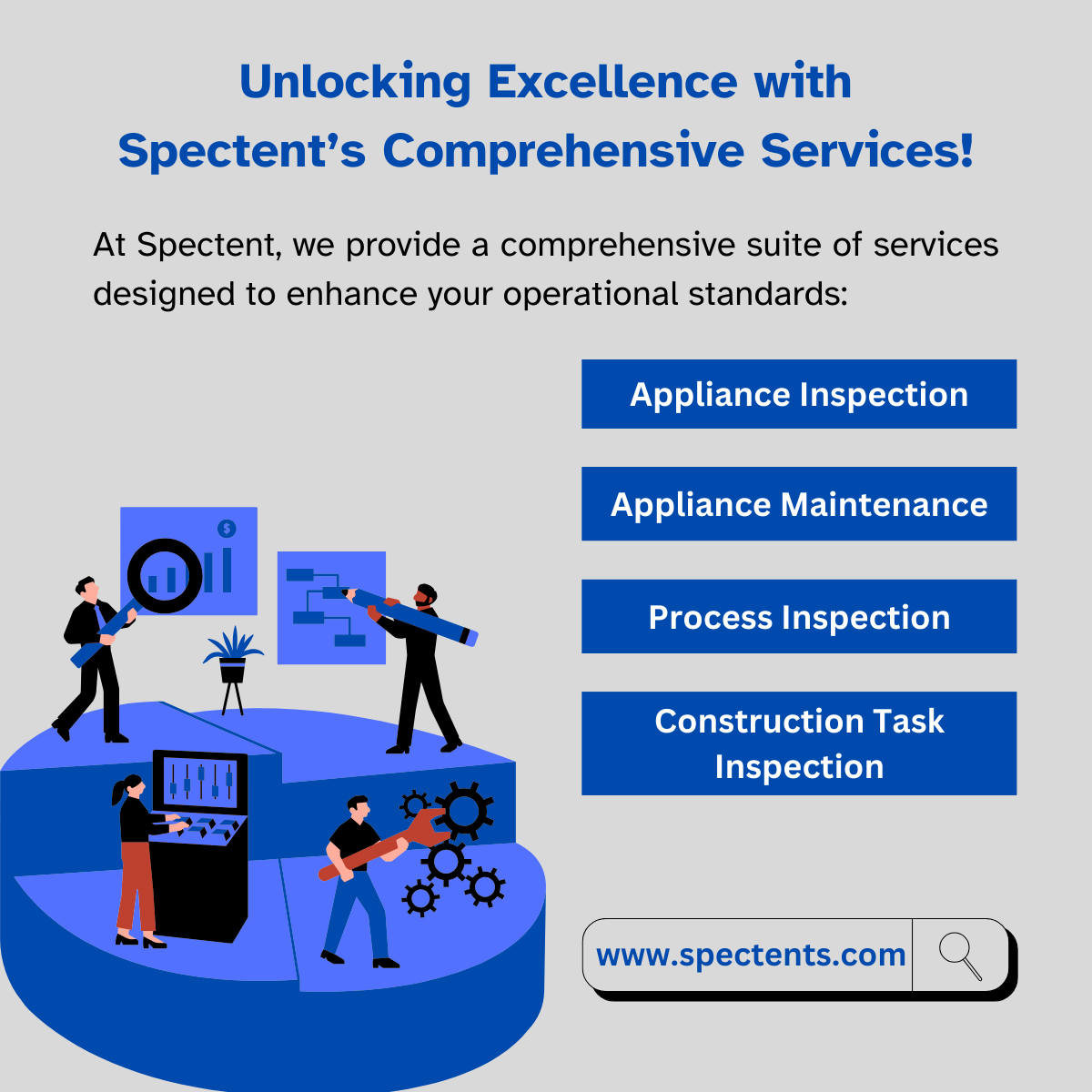 Spectent_IN's tweet photo. Elevate Your Operations with Spectent! 🚀
With Spectent, you’re not just meeting standards—you’re elevating them.
Let’s drive excellence together.⭐
#Spectent #OperationalExcellence #QualityAssurance #InspectionServices #Construction #Maintenance #ProcessOptimization https://t.co/rCkByXSWhW