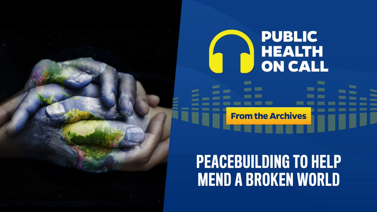 Public Health On Call (@publichealthpod) on Twitter photo Today on October 7, an episode from the archives about peacebuilding with <a href="/SFCG_/">Search for Common Ground</a>'s Michael Shipler.
johnshopkinssph.libsyn.com/807-peacebuild… Today on October 7, an episode from the archives about peacebuilding with <a href="/SFCG_/">Search for Common Ground</a>'s Michael Shipler.
johnshopkinssph.libsyn.com/807-peacebuild…