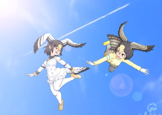 #これを見た人は翼を広げよう 