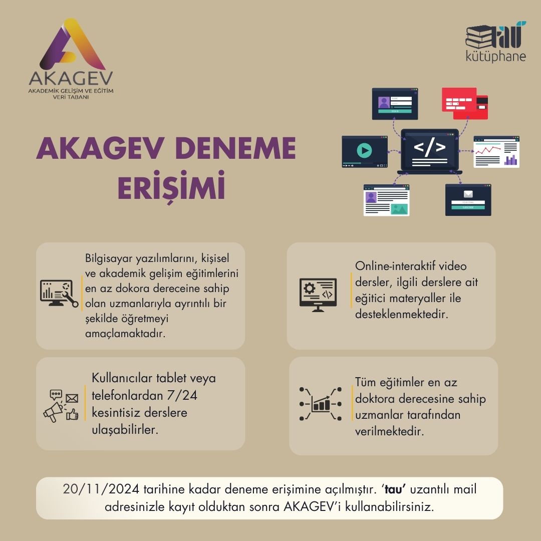 AKAGEV Deneme Erişimi için: akagev.com
