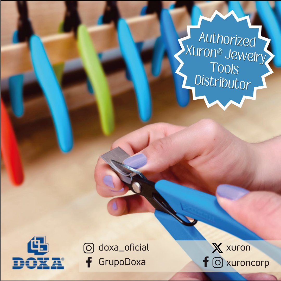 Xuron's tweet image. Exciting News! 🌟 Xuron Corp. is thrilled to announce our Jewelry Distributor, Doxa, will be at Expo Joya in Guadalajara, Mexico, October 8-10! Discover their product lines, including #XuronTools. 📍 Guadalajara, Mexico 🔗 loom.ly/t4xOnIA #JewelryLovers #ExpoJoya