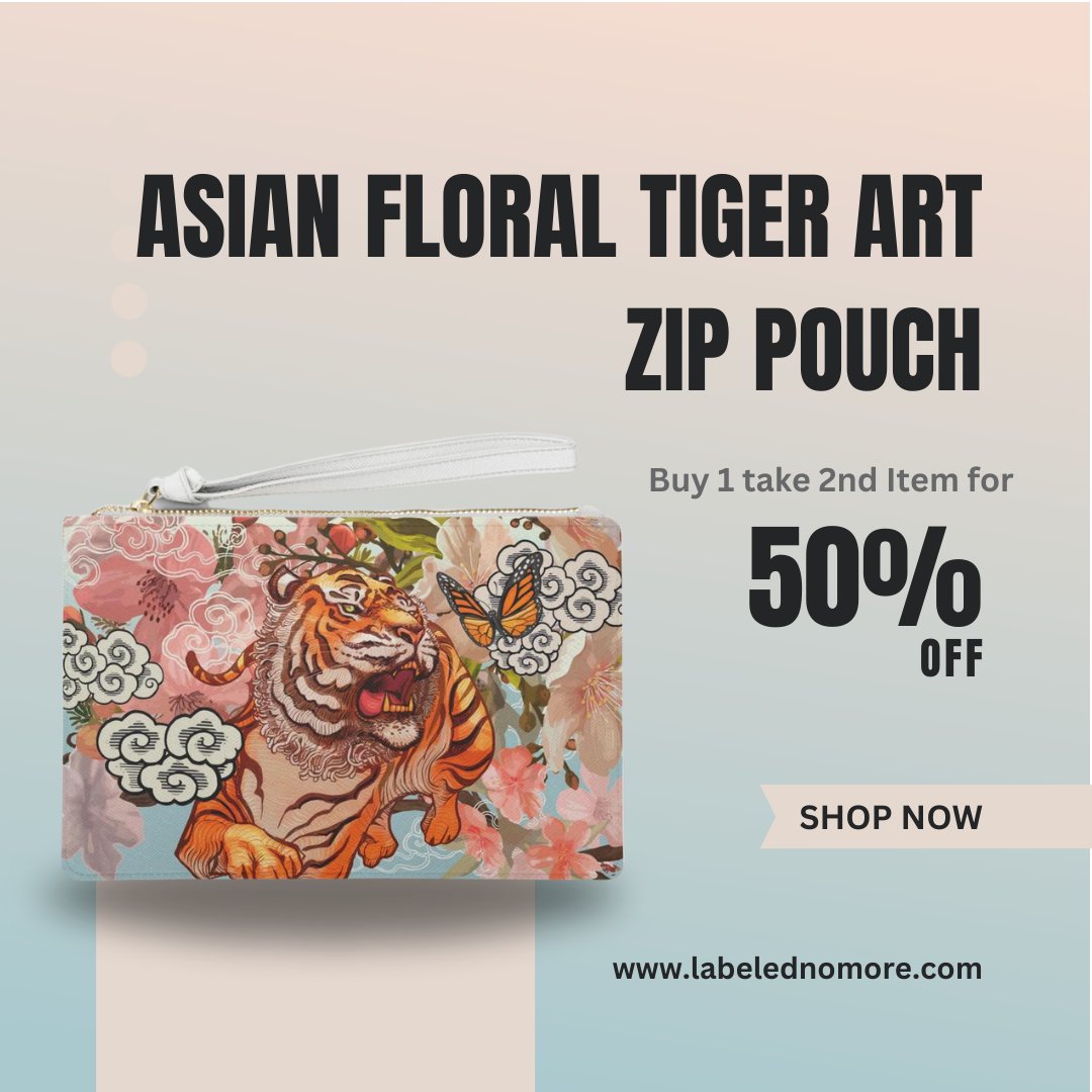 🌸 Unleash Your Wild Side! 🌸

Introducing the Asian Floral Tiger Art Zip Pouch.

🔥 Buy 1, Get the 2nd Item 50% OFF! 🔥 This deal is too good to miss! Stock up on these bold beauties now!

🛍️ Shop today at ** l8r.it/eyWV and make sure you don’t miss this epic deal!