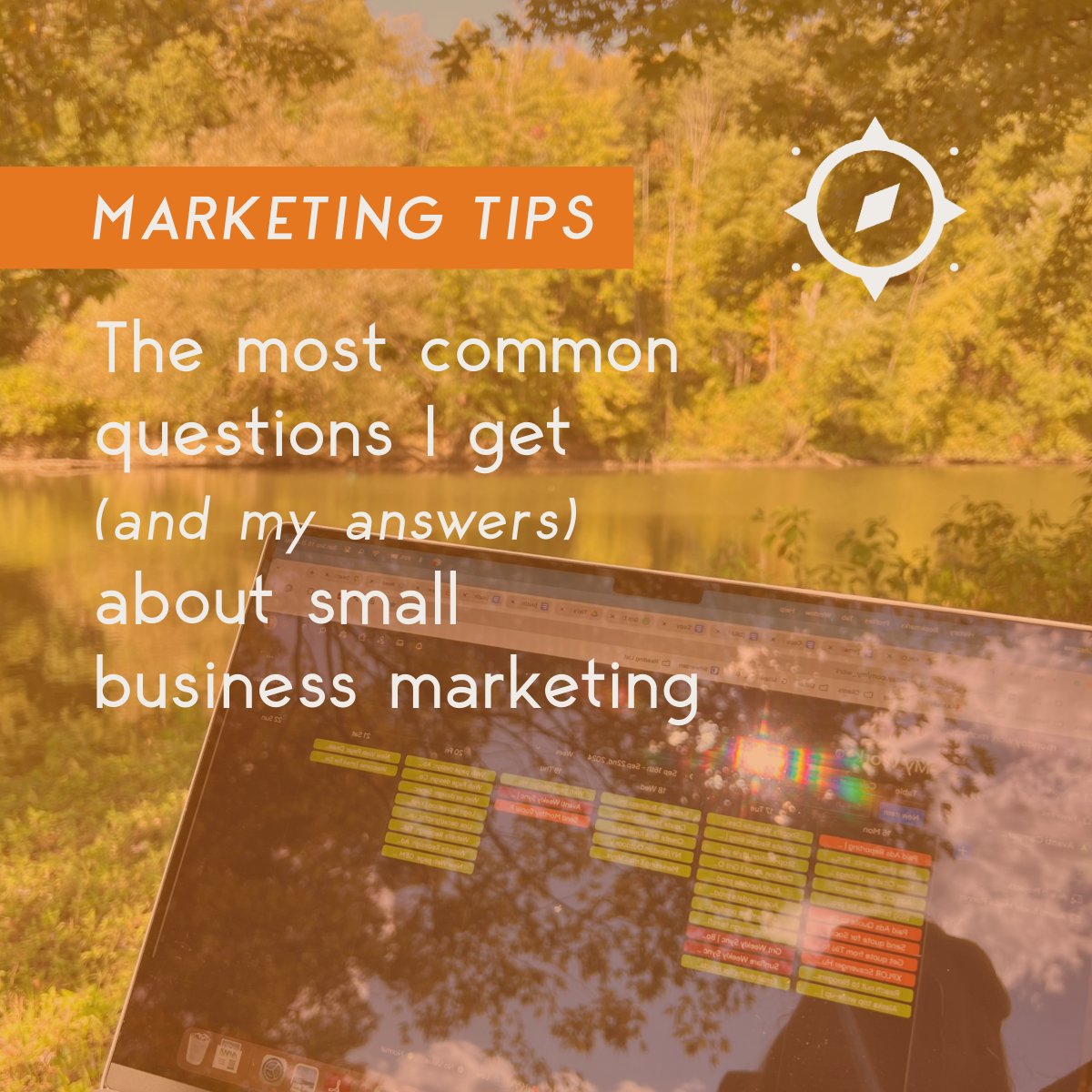 WritingOffGrid's tweet photo. I've compiled an FAQ based on the most common questions about small business marketing I receive from clients, which I'll share in my newsletter! Sign up here --> https://t.co/hpwz4543oO

#smallbusinessmarketing #marketingstrategy #marketingfaqs https://t.co/cuVJrS4p5E