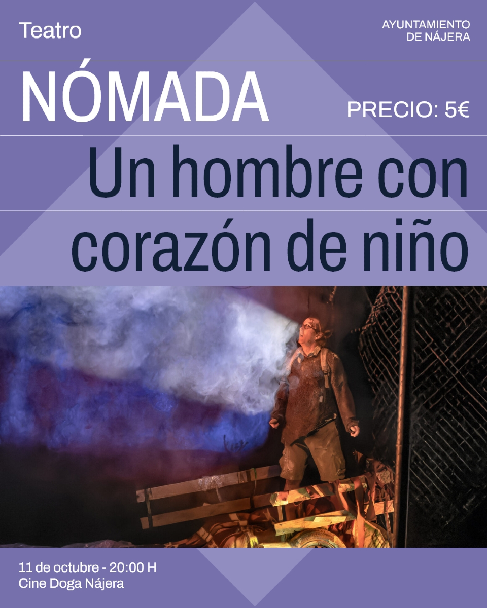 Una obra de teatro que te llegará al corazón 💗

#Nájera #AytoNájera #EventosNájera #LaRioja