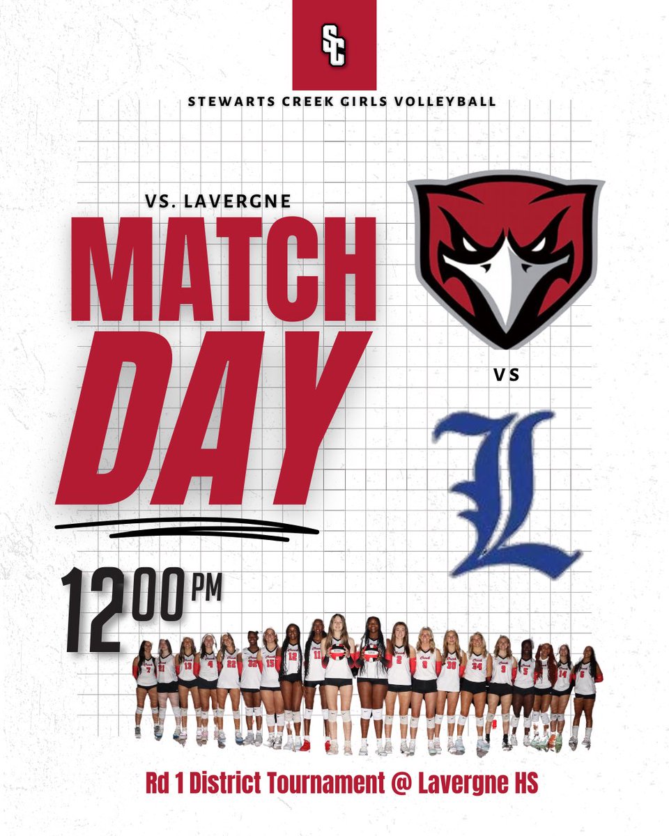 Redhawkvolleyball (@sc_volleyball13) on Twitter photo District tournament begins today! We’ll be taking on LaVergne in the 1st round at Noon. Go Red Hawks‼️ #schsvolleyball <a href="/CreekAthletics1/">TheCreekAthletics</a> <a href="/cecil_joyce/">Cecil Joyce</a> District tournament begins today! We’ll be taking on LaVergne in the 1st round at Noon. Go Red Hawks‼️ #schsvolleyball <a href="/CreekAthletics1/">TheCreekAthletics</a> <a href="/cecil_joyce/">Cecil Joyce</a>