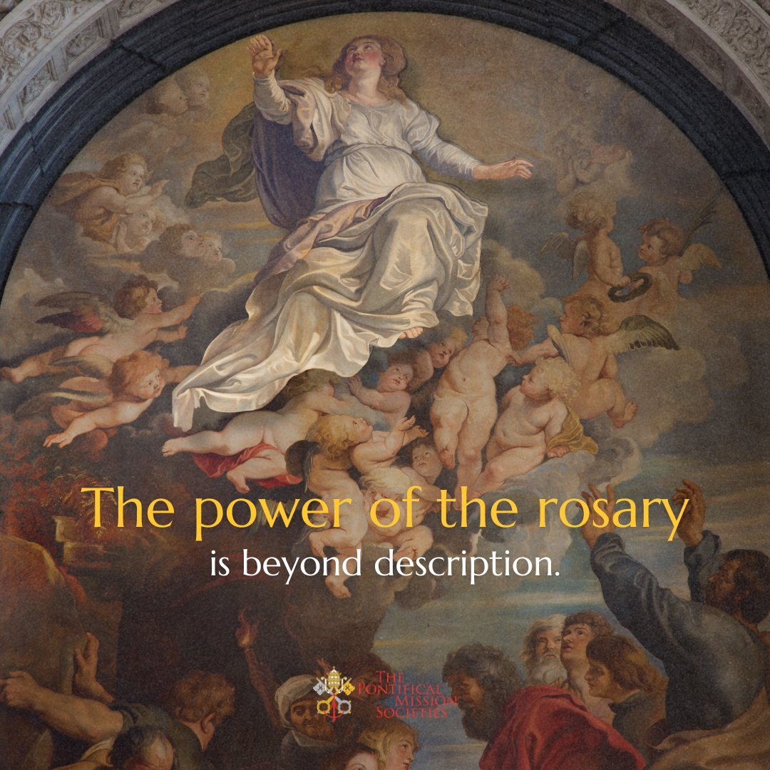 TPMS_USA's tweet image. Today we celebrate #OurLadyOfTheRosary, a day to honor Mary’s intercession through this powerful prayer. As we meditate on the mysteries of Christ’s life, the Rosary connects us to the heart of the Gospel and strengthens our mission of faith and service.

#SharingFaith #TPMS