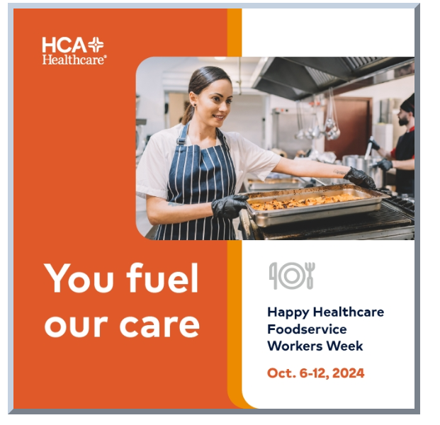 Med_City_Health's tweet photo. During National #HealthcareFoodserviceWorkersWeek, we join our larger @HCAHealthcare network in celebrating our talented food and nutrition services team members. Thank you for providing essential nutrition needed to help heal our patients and empower our colleagues. https://t.co/GofPqmANP2