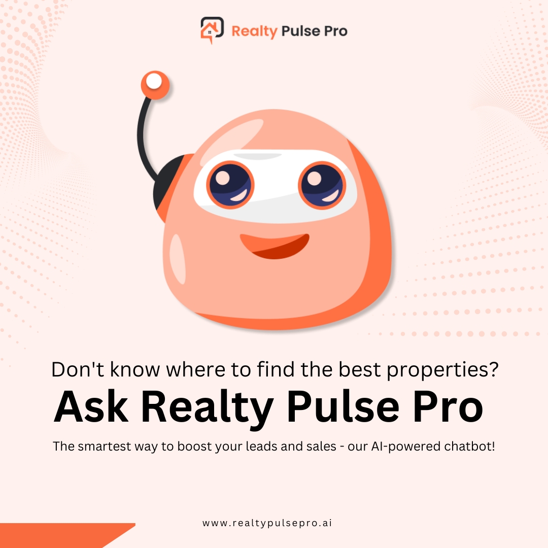 realty_pulsepro's tweet image. Finding the perfect property just got easier with Realty Pulse Pro!

Your smart, AI-powered solution for a hassle-free property search.
Visit to know more in detail - realtypulsepro.ai

#RealtyPulsePro #SmartPropertySearch #RealEstateChatbot #AIChatbot