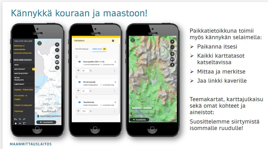 Paikkatietoikkuna <a href="/geoportal_fi/">Paikkatietoikkuna</a> on melkein täysi-ikäinen! Nykyisin Paikkatietoikkunassa on mukana yli 4 000 karttatasoa yli 60 organisaatiolta asiantuntijamme <a href="/RiikkaKivekas/">Riikka Kivekäs</a> kertoo @GeoForumSummit'issa.

#Paikkatieto #avoinlähdekoodi #GeoForumSummit #MMLtapahtumat
