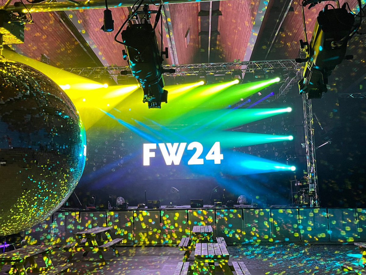 Great to once again provide the University of Bath’s <a href="/BackstageTech/">BTS</a> Services team with kit to transform their Founders Hall into a Freshers Event venue.