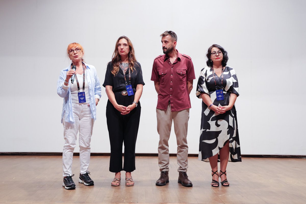 AntalyaFF's tweet photo. Uluslararası Antalya Altın Portakal Film Festivali’nde, Ölümsüz Olan Sadece Sevgidir belgesel filmi gösterimini ve söyleşisini gerçekleştirdi.

#UAAPFF #UAAPFF2024