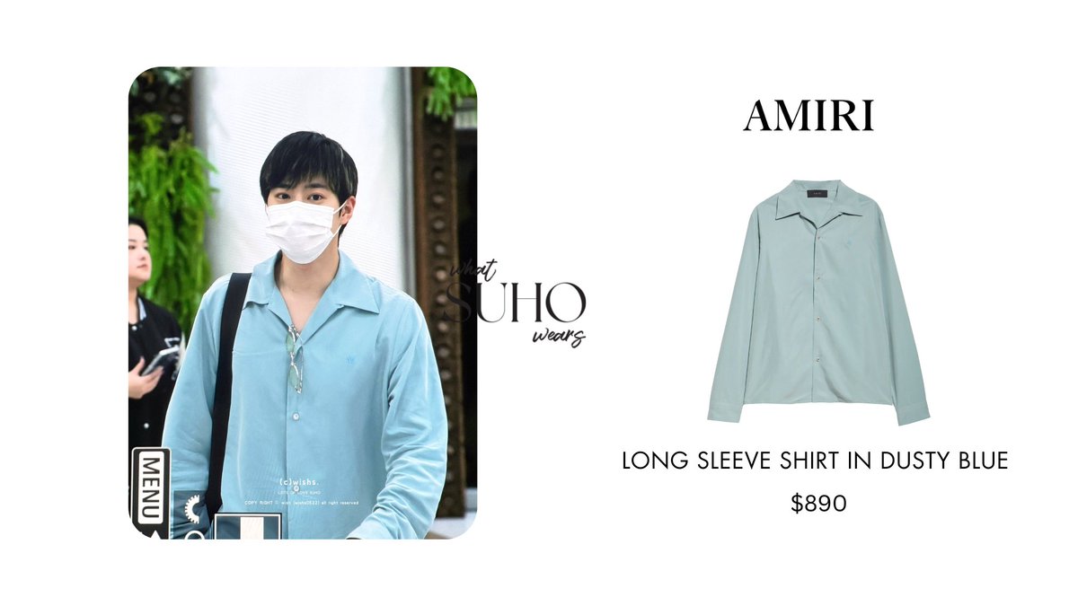 TOP - AMIRI

09.29.24 | #SUHO at GIMPO AIRPORT ✈️
📷cr. wishs0522

#WhatSUHOWears #SUHO #수호 #김준면 #SuhoStyle #SuhoFashion #EXO #SUHOME_JAPAN #SUHOME