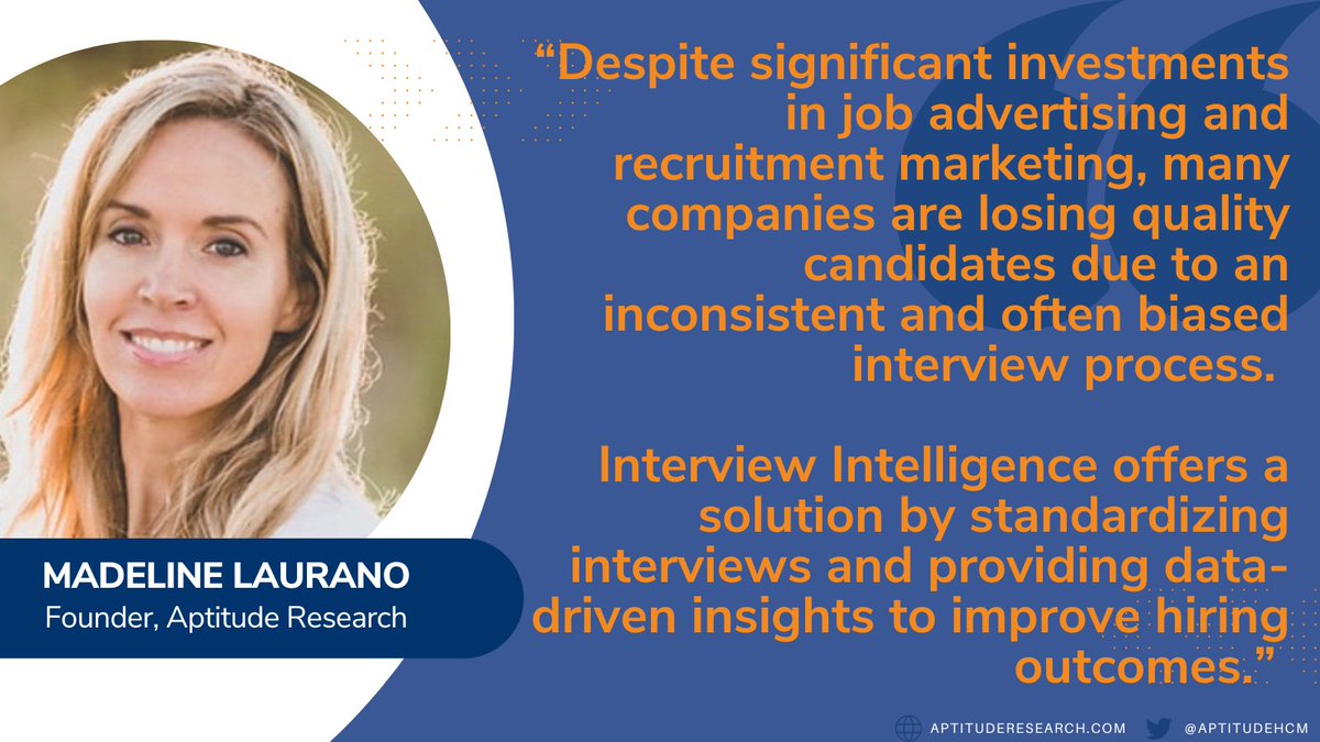 AptitudeHCM's tweet image. Many companies are losing top talent due to inconsistent—and biased—interviews.

#InterviewIntelligence is the answer. Our new report shows how standardizing interviews &amp;amp; using data can boost hiring outcomes. 💡

🔗 aptituderesearch.com/research_repor…

#MondayMotivation