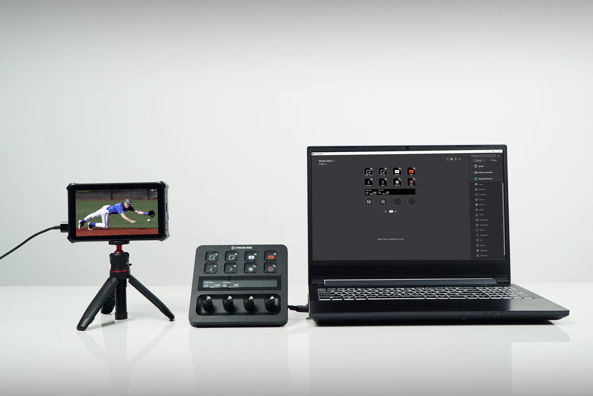 writeturn_comm's tweet photo. Take control! @MagewellCN has expanded the flexible control options for the Director Mini all-in-one #production & #streaming system with a new plug-in for @Elgato’s popular Stream Deck family of tactile control surfaces. Read all about it: https://t.co/3QGCs4EmbU #MyDirectorMini https://t.co/6jQ7GEozyT