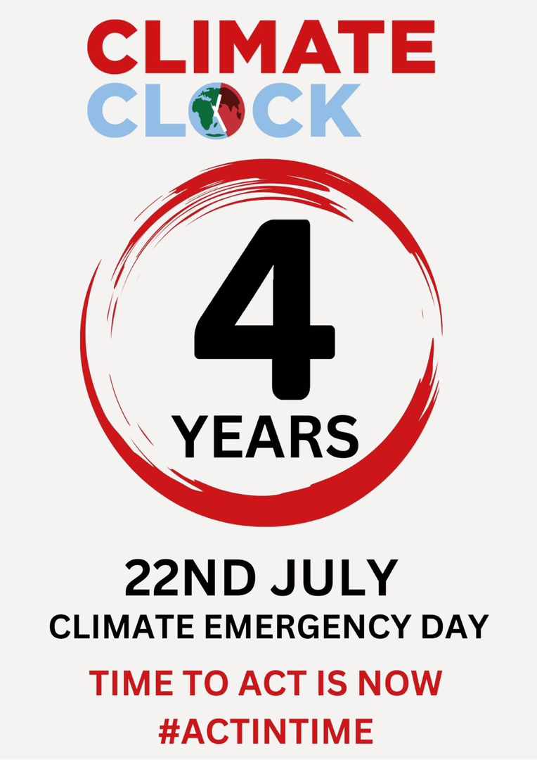 MugishaRugango's tweet photo. JOIN US ON THE
 Climate Emergency Day
_ July 22, 2024_
We need to modernize the political system so that it can deal with the Climate Crisis
In Rwanda, we are pushing our leaders to
            #FundOurFuture
           #ActInTime
#ClimateClock https://t.co/4axhhAAR2W